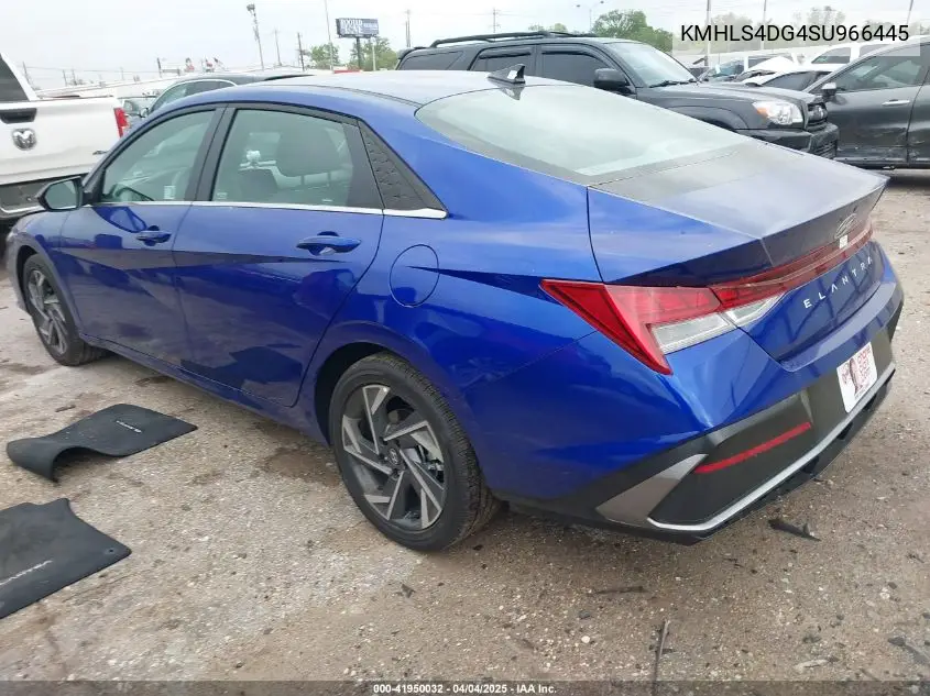 kmhls4dg4su966445 KMHLS4DG4SU966445 2025 Hyundai Elantra Sel Convenience