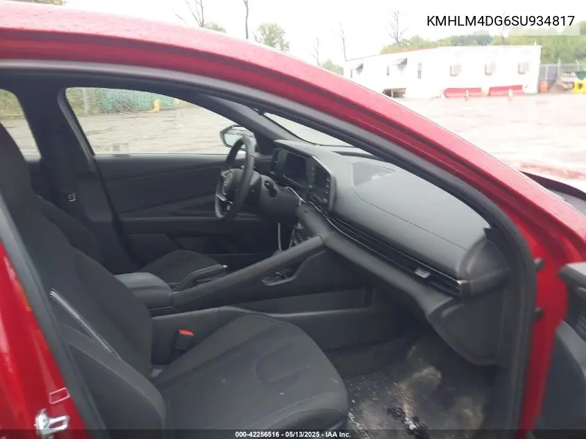 2025 Hyundai Elantra Sel Sport VIN: KMHLM4DG6SU934817 Lot: 42256516