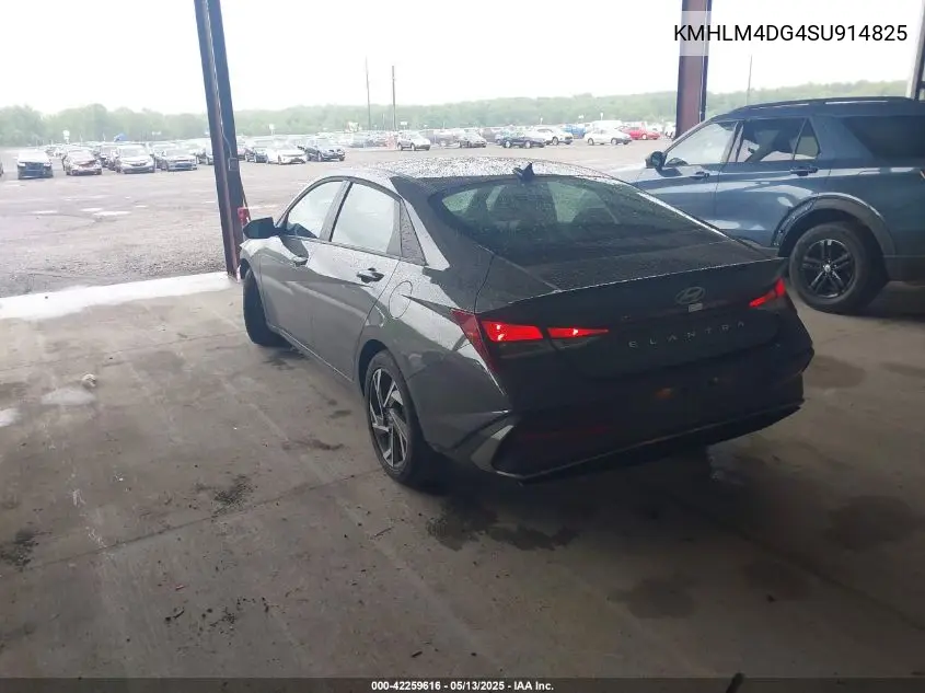 2025 Hyundai Elantra Sel Sport VIN: KMHLM4DG4SU914825 Lot: 42259616