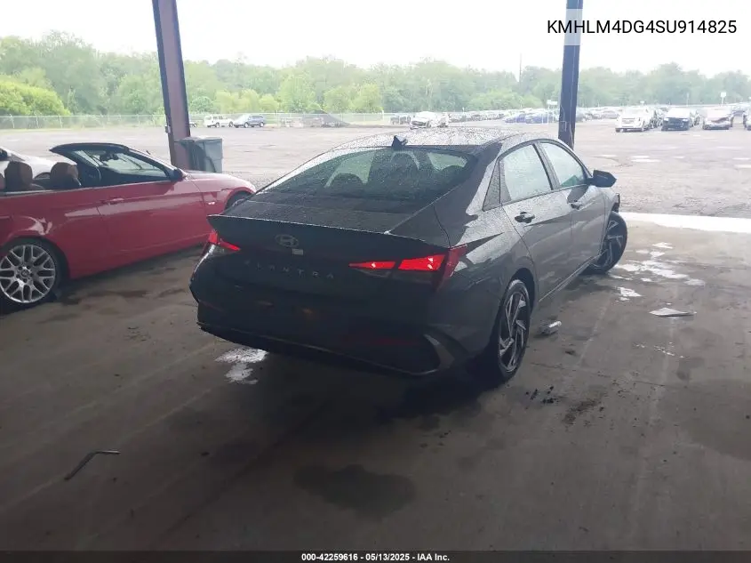 2025 Hyundai Elantra Sel Sport VIN: KMHLM4DG4SU914825 Lot: 42259616