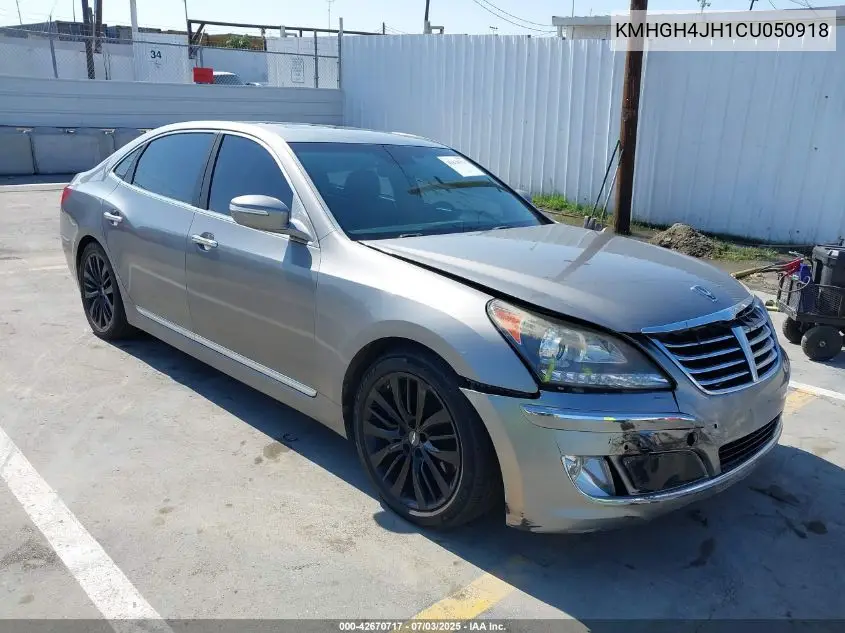 2012 Hyundai Equus Signature VIN: KMHGH4JH1CU050918 Lot: 42670717