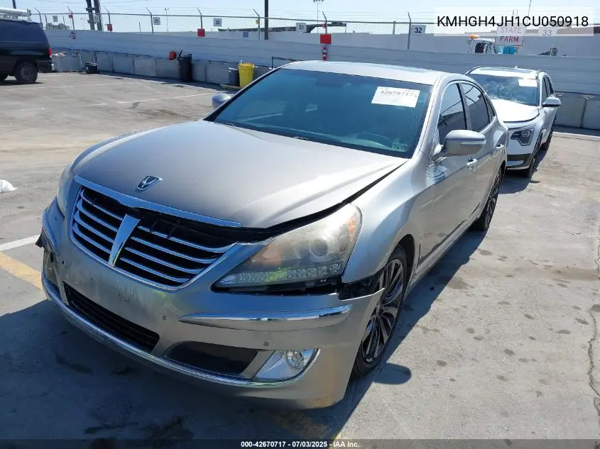 2012 Hyundai Equus Signature VIN: KMHGH4JH1CU050918 Lot: 42670717
