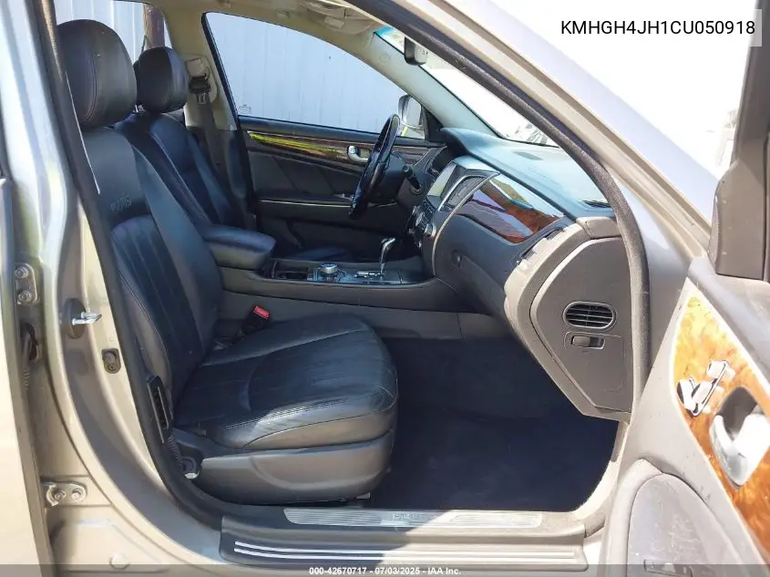2012 Hyundai Equus Signature VIN: KMHGH4JH1CU050918 Lot: 42670717