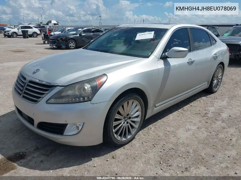 2014 Hyundai Equus Signature VIN: KMHGH4JH8EU078069 Lot: 42597798