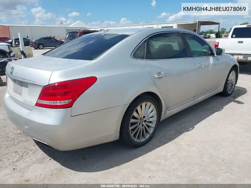 2014 Hyundai Equus Signature VIN: KMHGH4JH8EU078069 Lot: 42597798