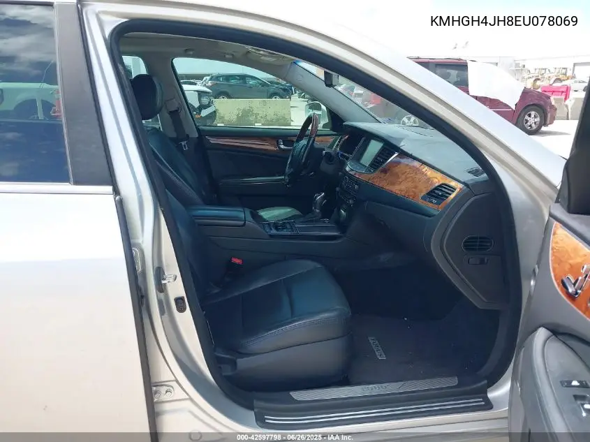 2014 Hyundai Equus Signature VIN: KMHGH4JH8EU078069 Lot: 42597798