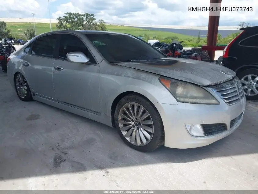 2014 Hyundai Equus Signature VIN: KMHGH4JH4EU073743 Lot: 42620941