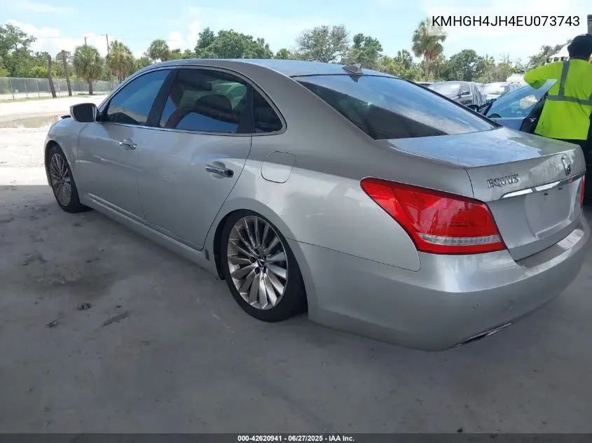 2014 Hyundai Equus Signature VIN: KMHGH4JH4EU073743 Lot: 42620941