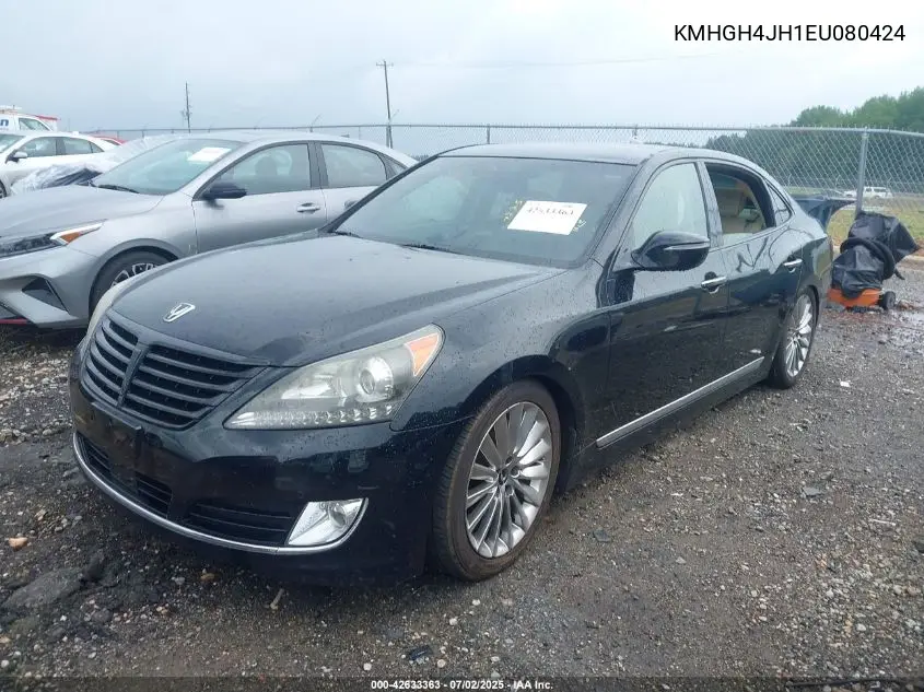 2014 Hyundai Equus Signature VIN: KMHGH4JH1EU080424 Lot: 42633363