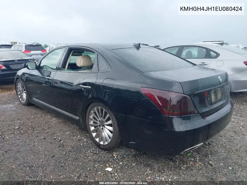 2014 Hyundai Equus Signature VIN: KMHGH4JH1EU080424 Lot: 42633363