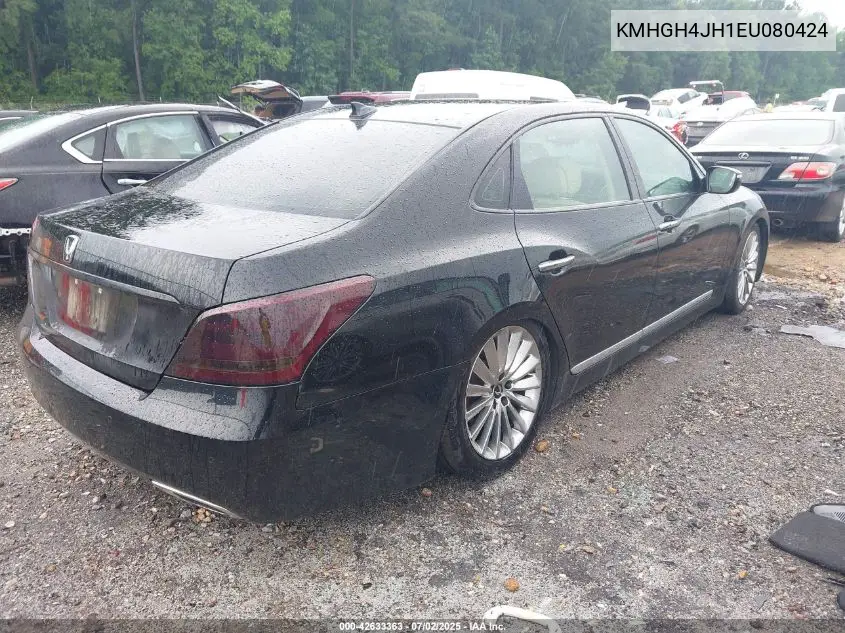 2014 Hyundai Equus Signature VIN: KMHGH4JH1EU080424 Lot: 42633363