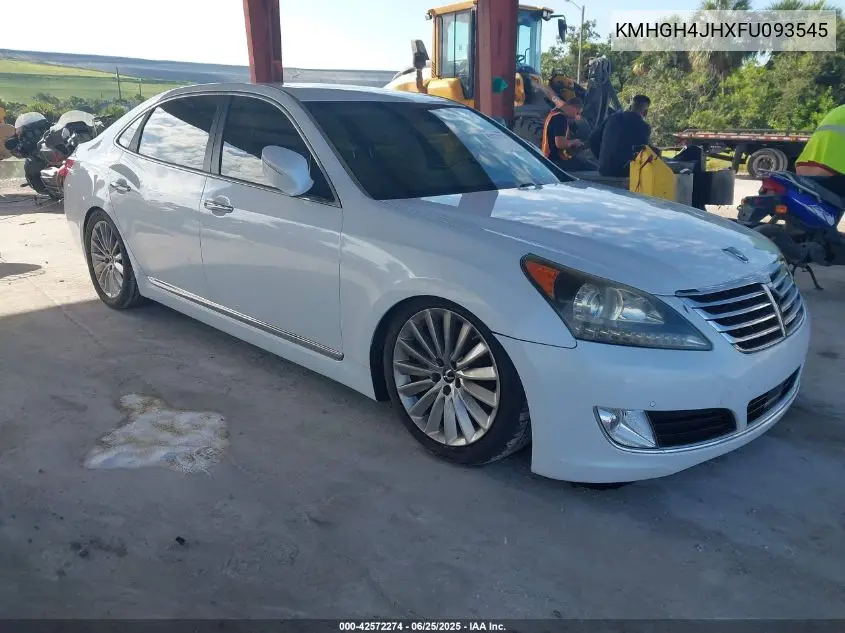 2015 Hyundai Equus Ultimate VIN: KMHGH4JHXFU093545 Lot: 42572274