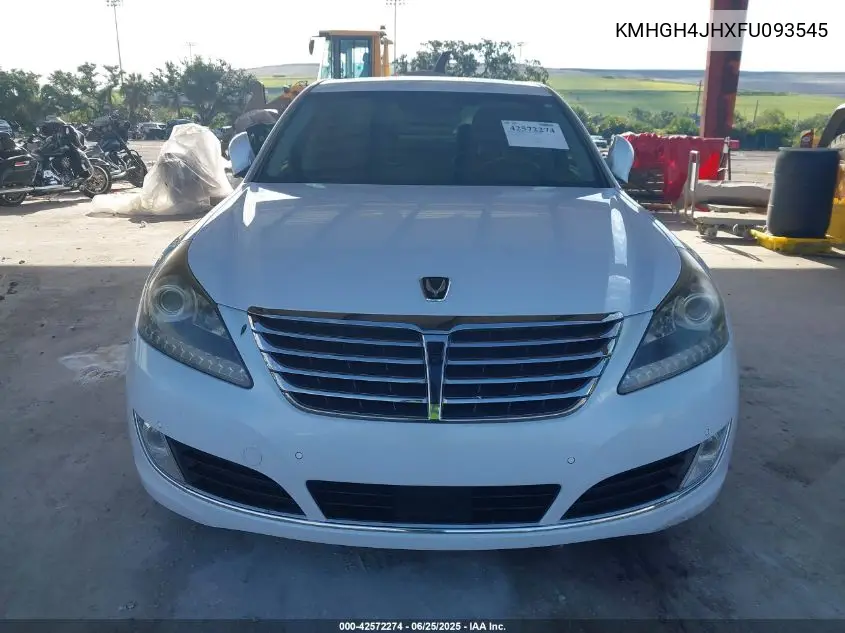 2015 Hyundai Equus Ultimate VIN: KMHGH4JHXFU093545 Lot: 42572274