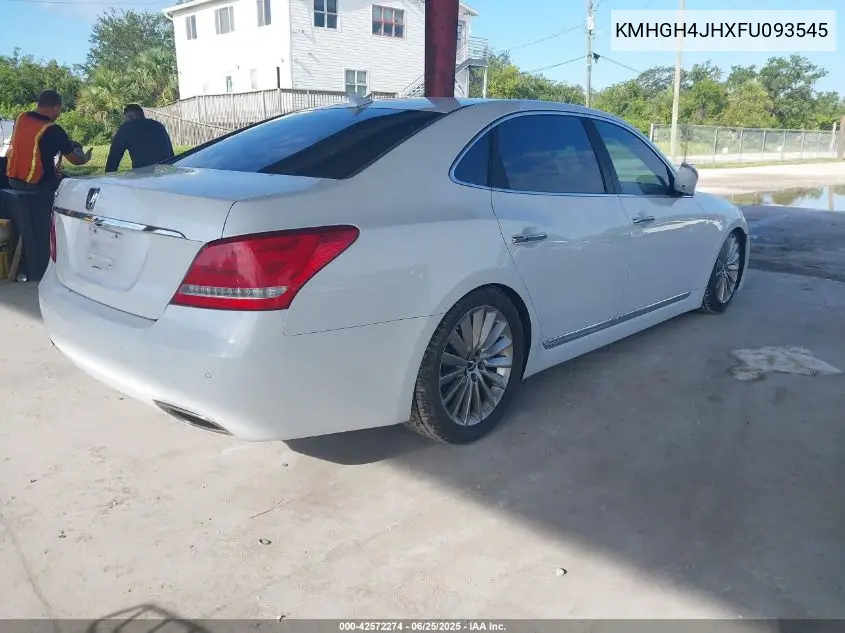 2015 Hyundai Equus Ultimate VIN: KMHGH4JHXFU093545 Lot: 42572274