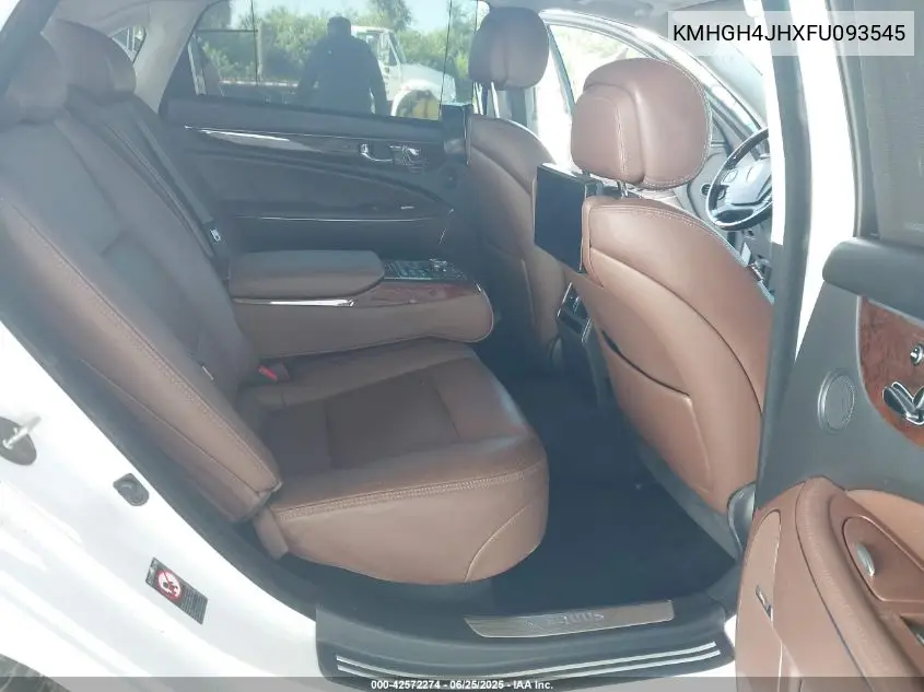 2015 Hyundai Equus Ultimate VIN: KMHGH4JHXFU093545 Lot: 42572274