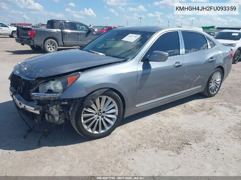 2015 Hyundai Equus Signature VIN: KMHGH4JH2FU093359 Lot: 42617755