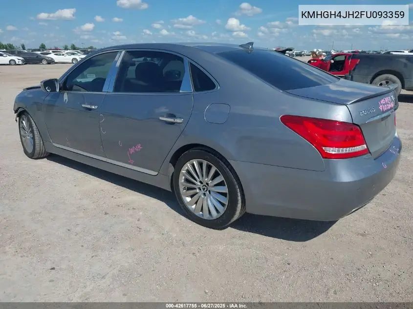 2015 Hyundai Equus Signature VIN: KMHGH4JH2FU093359 Lot: 42617755