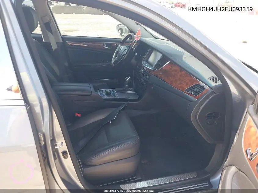 2015 Hyundai Equus Signature VIN: KMHGH4JH2FU093359 Lot: 42617755