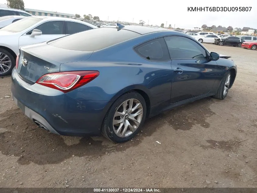 2013 Hyundai Genesis Coupe 2.0T VIN: KMHHT6BD3DU095807 Lot: 41130037
