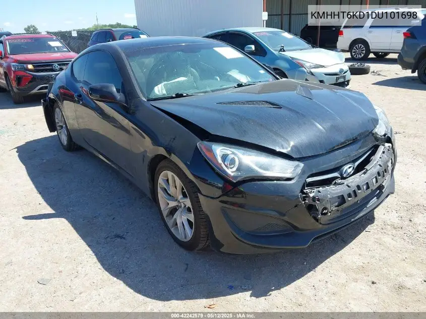 2013 Hyundai Genesis Coupe 2.0T Premium VIN: KMHHT6KD1DU101698 Lot: 42242579