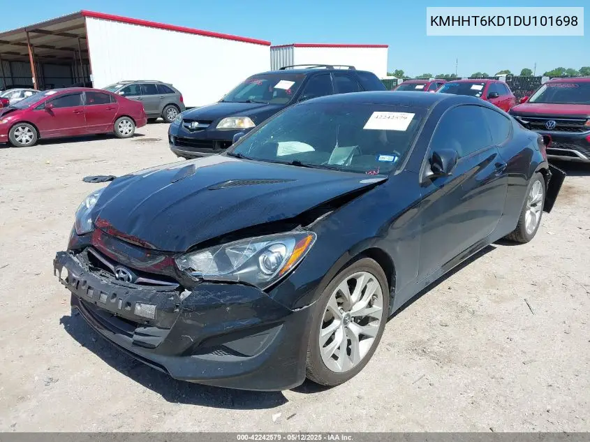 2013 Hyundai Genesis Coupe 2.0T Premium VIN: KMHHT6KD1DU101698 Lot: 42242579