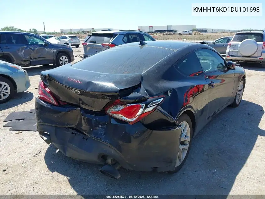 2013 Hyundai Genesis Coupe 2.0T Premium VIN: KMHHT6KD1DU101698 Lot: 42242579