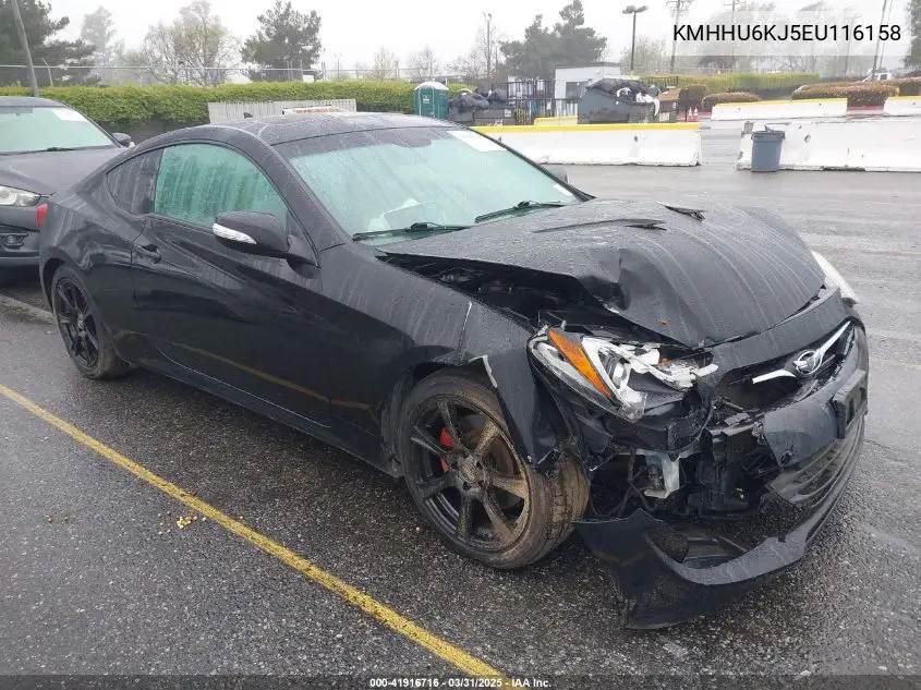 2014 Hyundai Genesis 3.8 Grand Touring VIN: KMHHU6KJ5EU116158 Lot: 41916716