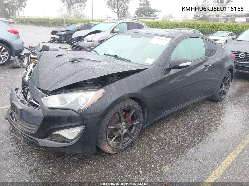 2014 Hyundai Genesis 3.8 Grand Touring VIN: KMHHU6KJ5EU116158 Lot: 41916716
