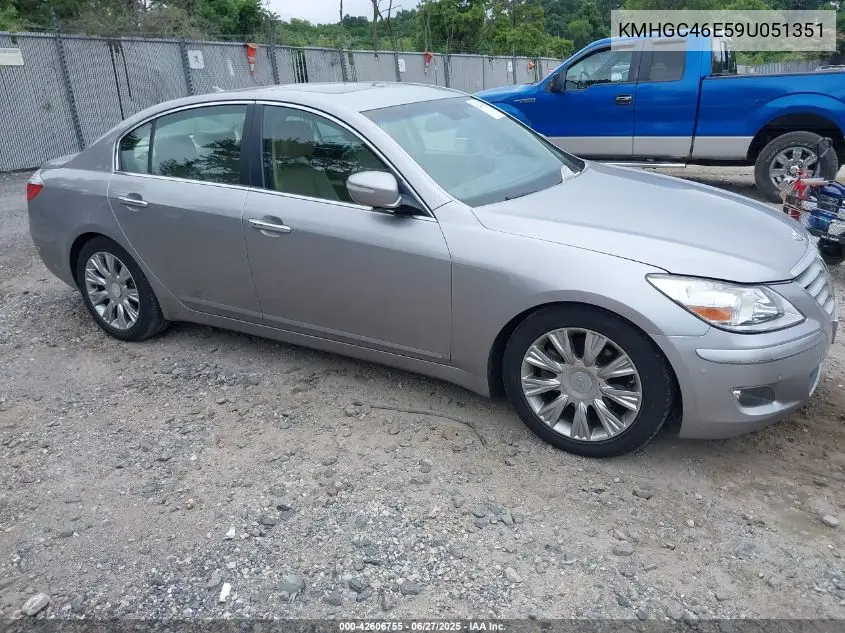 2009 Hyundai Genesis 3.8 VIN: KMHGC46E59U051351 Lot: 42606755