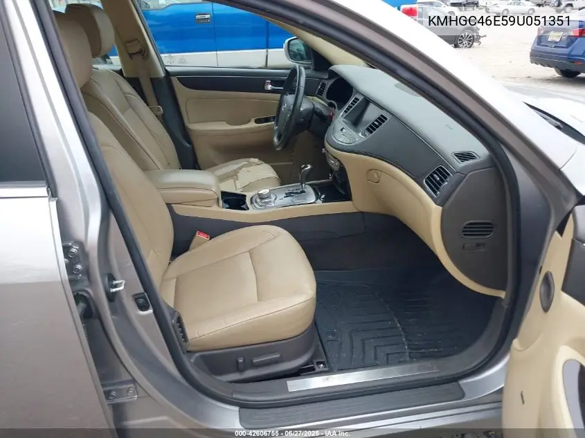 2009 Hyundai Genesis 3.8 VIN: KMHGC46E59U051351 Lot: 42606755