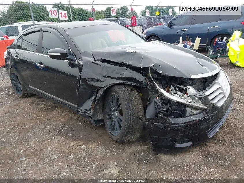 2009 Hyundai Genesis 4.6 VIN: KMHGC46F69U064909 Lot: 42606984