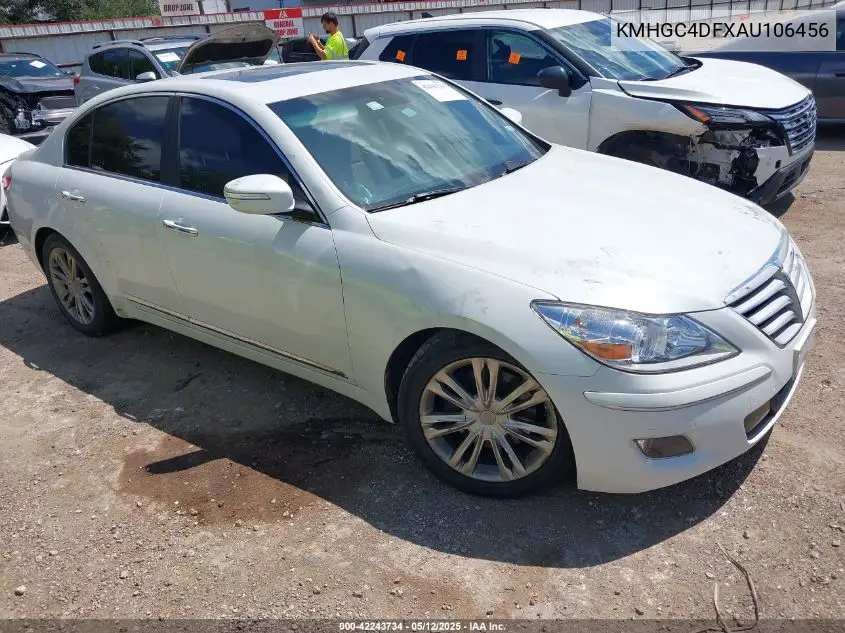 2010 Hyundai Genesis 4.6 VIN: KMHGC4DFXAU106456 Lot: 42243734