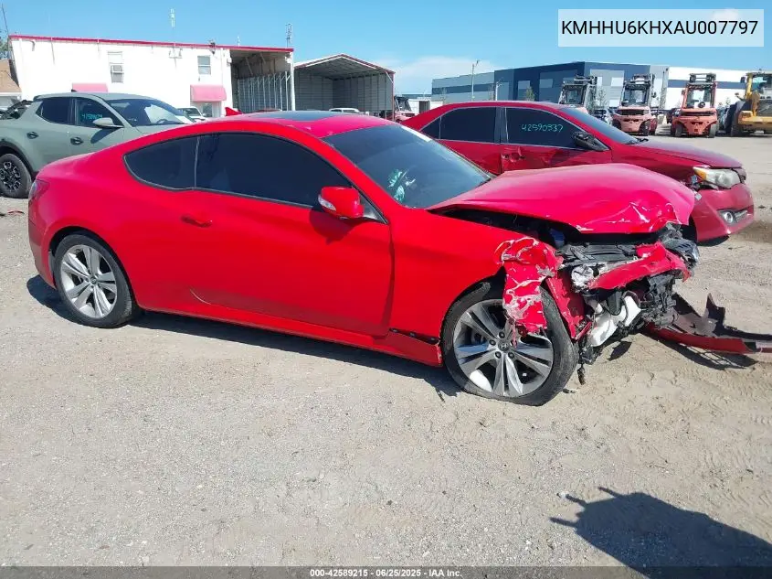 2010 Hyundai Genesis 3.8 Grand Touring VIN: KMHHU6KHXAU007797 Lot: 42589215