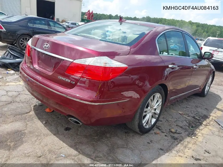 2010 Hyundai Genesis 4.6 VIN: KMHGC4DF4AU084163 Lot: 42724595