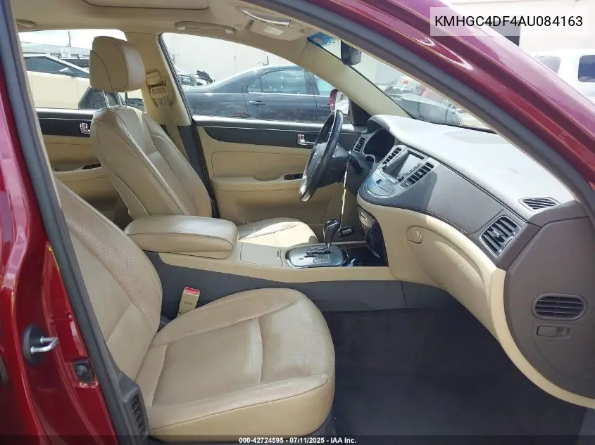 2010 Hyundai Genesis 4.6 VIN: KMHGC4DF4AU084163 Lot: 42724595