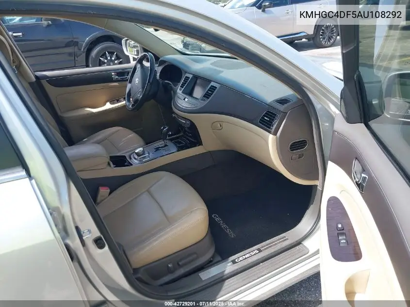 2010 Hyundai Genesis 4.6 VIN: KMHGC4DF5AU108292 Lot: 42729201