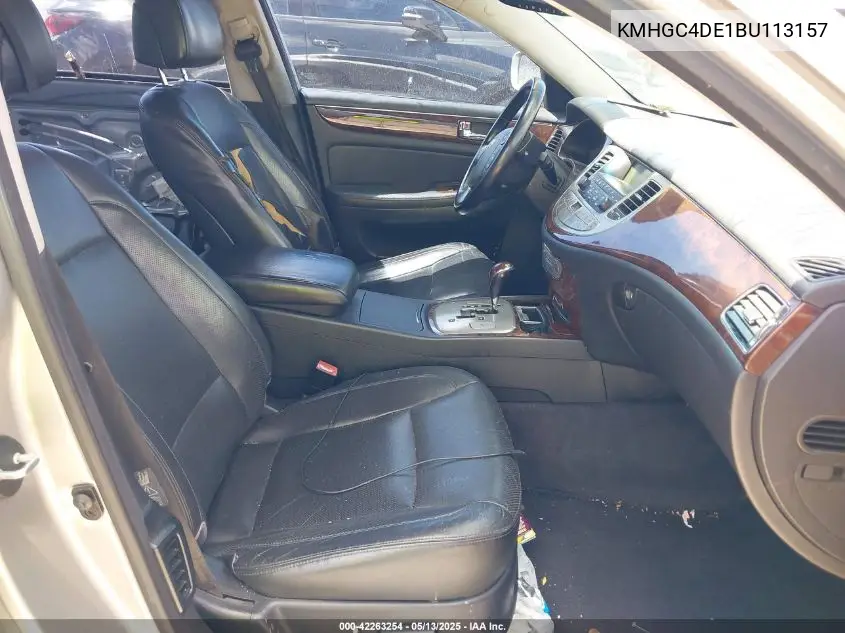 2011 Hyundai Genesis 3.8 VIN: KMHGC4DE1BU113157 Lot: 42263254