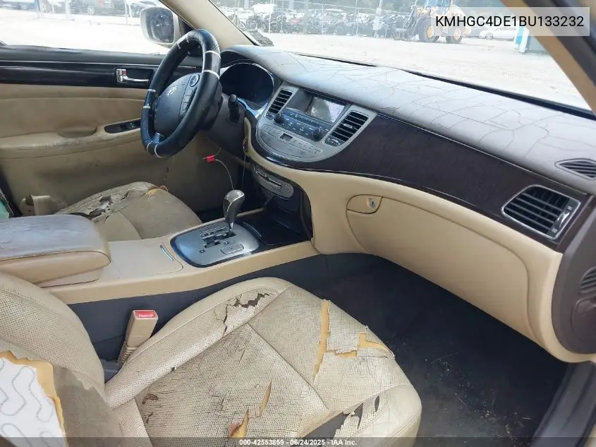 2011 Hyundai Genesis 3.8 VIN: KMHGC4DE1BU133232 Lot: 42553859