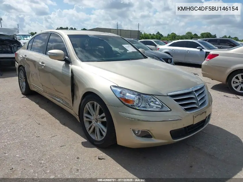2011 Hyundai Genesis 4.6 VIN: KMHGC4DF5BU146154 Lot: 42668701