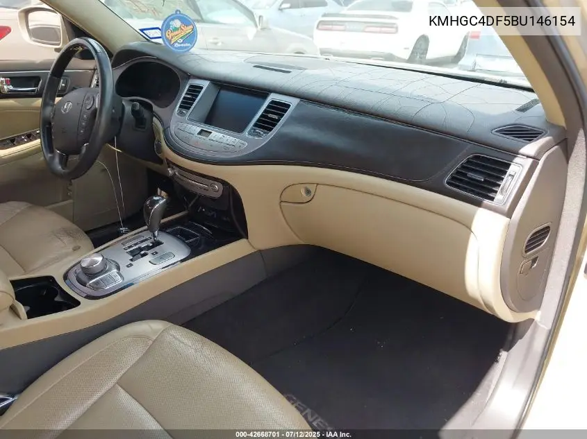 2011 Hyundai Genesis 4.6 VIN: KMHGC4DF5BU146154 Lot: 42668701