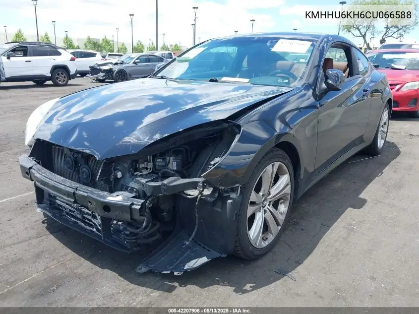 2012 Hyundai Genesis 3.8 Grand Touring VIN: KMHHU6KH6CU066588 Lot: 42207906