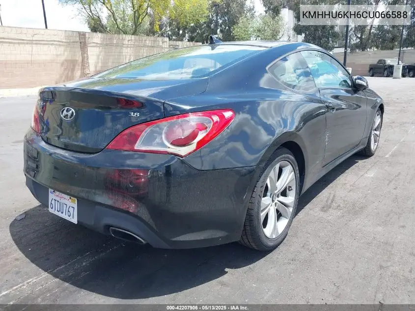 2012 Hyundai Genesis 3.8 Grand Touring VIN: KMHHU6KH6CU066588 Lot: 42207906