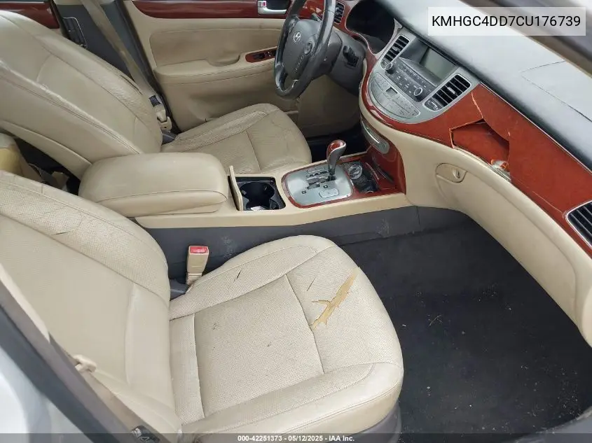 2012 Hyundai Genesis 3.8 VIN: KMHGC4DD7CU176739 Lot: 42251373