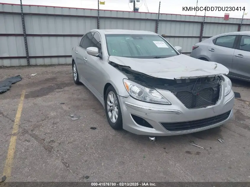 2013 Hyundai Genesis 3.8 VIN: KMHGC4DD7DU230414 Lot: 41576780