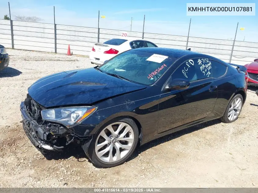 2013 Hyundai Genesis 2.0T Premium VIN: KMHHT6KD0DU107881 Lot: 41815614