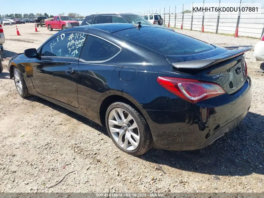 2013 Hyundai Genesis 2.0T Premium VIN: KMHHT6KD0DU107881 Lot: 41815614