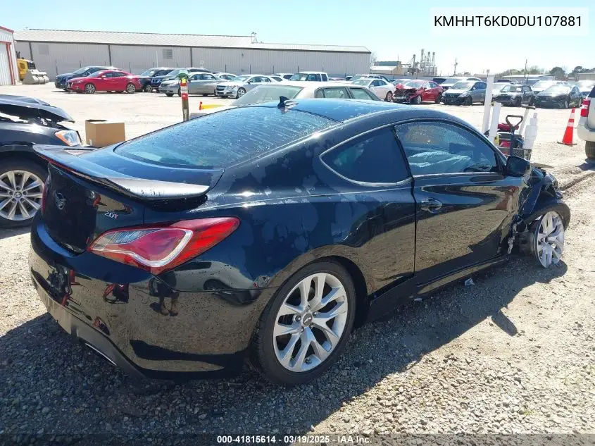2013 Hyundai Genesis 2.0T Premium VIN: KMHHT6KD0DU107881 Lot: 41815614