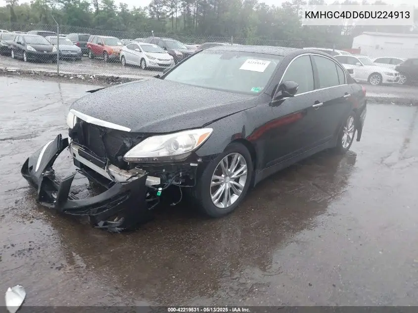 2013 Hyundai Genesis 3.8 VIN: KMHGC4DD6DU224913 Lot: 42219531