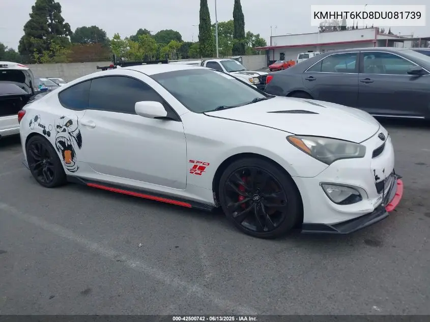 2013 Hyundai Genesis 2.0T R-Spec VIN: KMHHT6KD8DU081739 Lot: 42500742