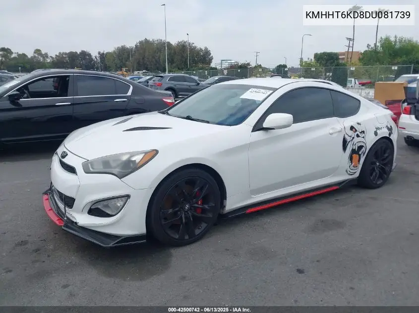 2013 Hyundai Genesis 2.0T R-Spec VIN: KMHHT6KD8DU081739 Lot: 42500742